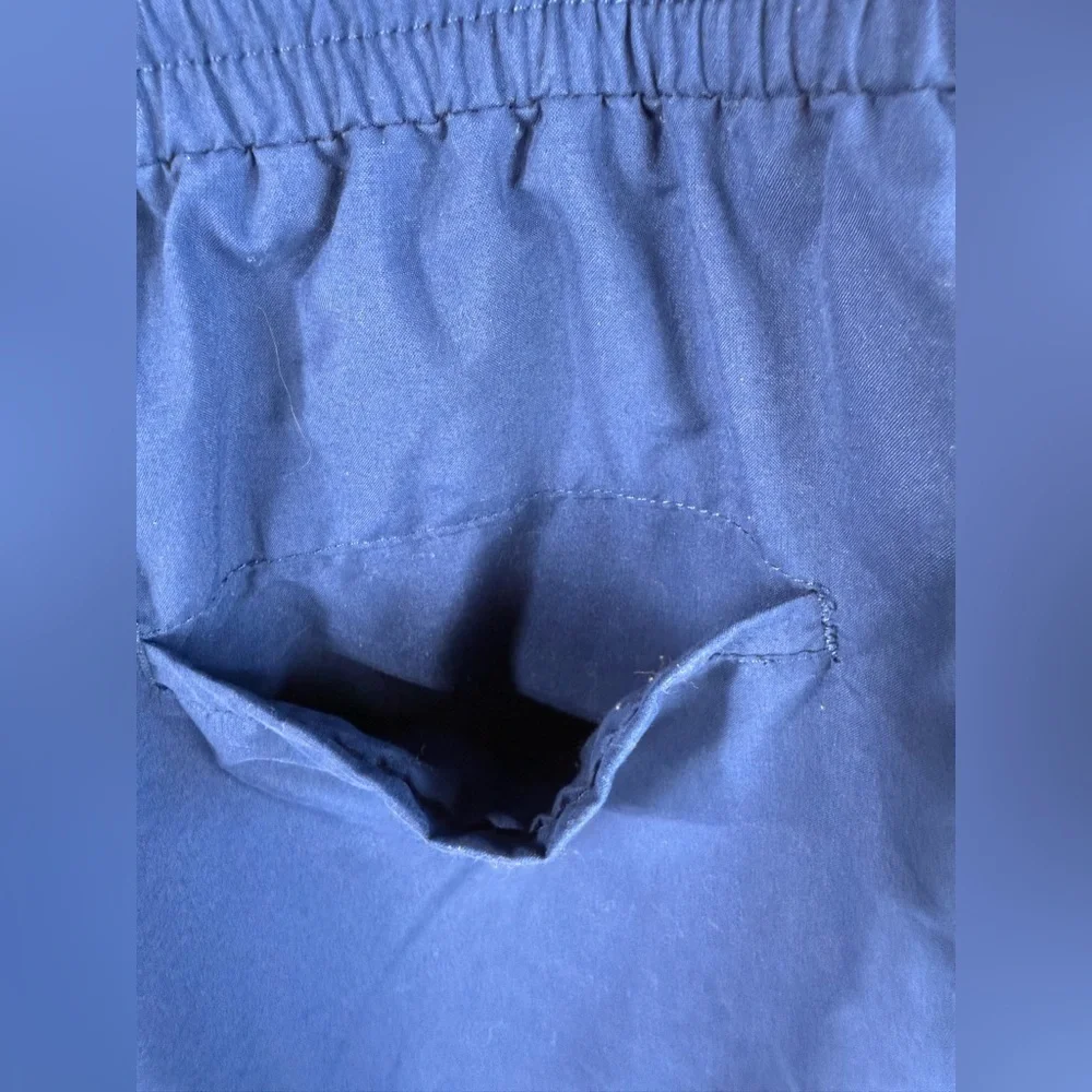 Nike men’s vintage 90’s dark blue navy‎ nylon shorts. Size XL - Picture 3 of 5